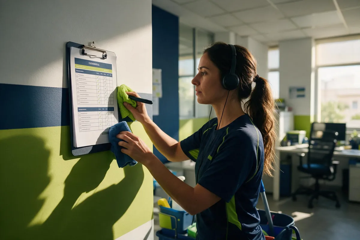 Checklist de limpieza de oficinas en Alzira — Xúquer Limpiezas